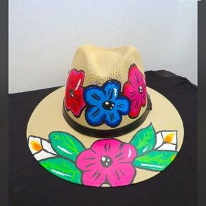 Hand Painted Mexican Hat